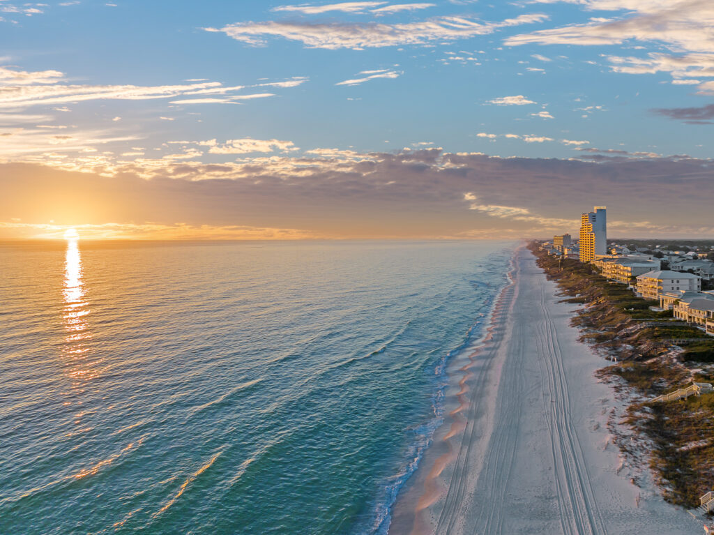 Emerald Coast aerial view